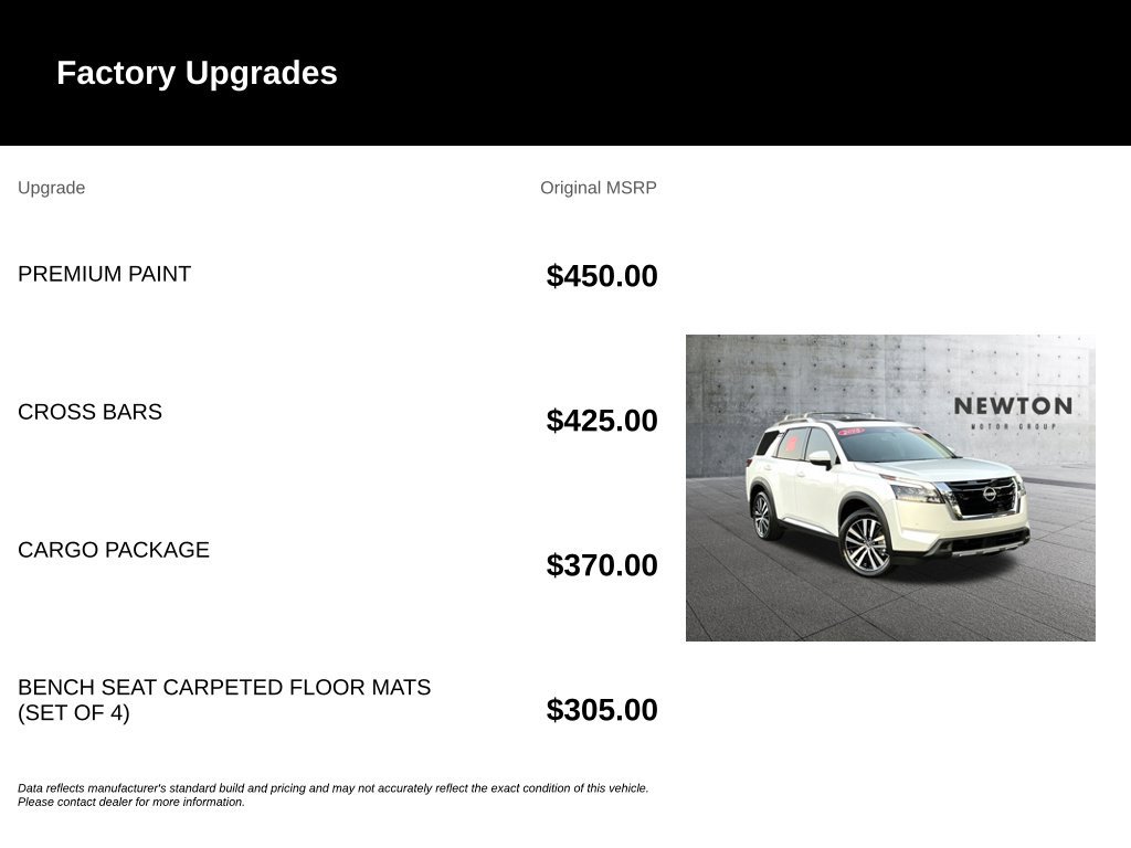 Used 2025 Nissan Pathfinder Platinum w/ Cargo Package FWD image 6