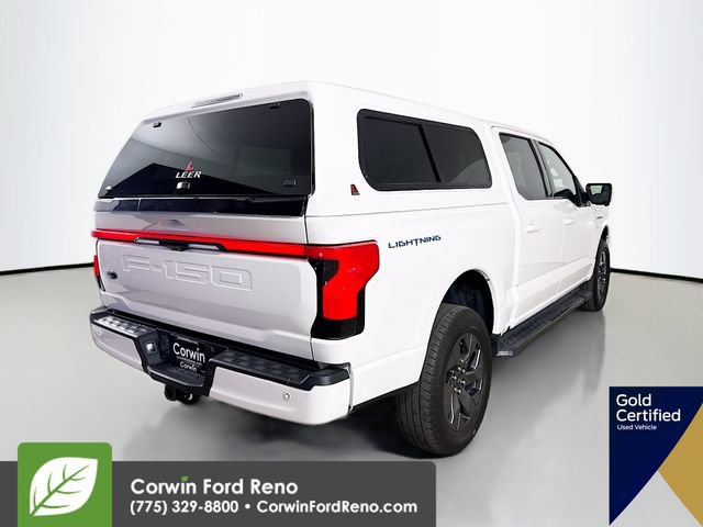 Certified 2022 Ford F150 Lightning Lariat w/ Tow Technology Package AWD/4WD image 9