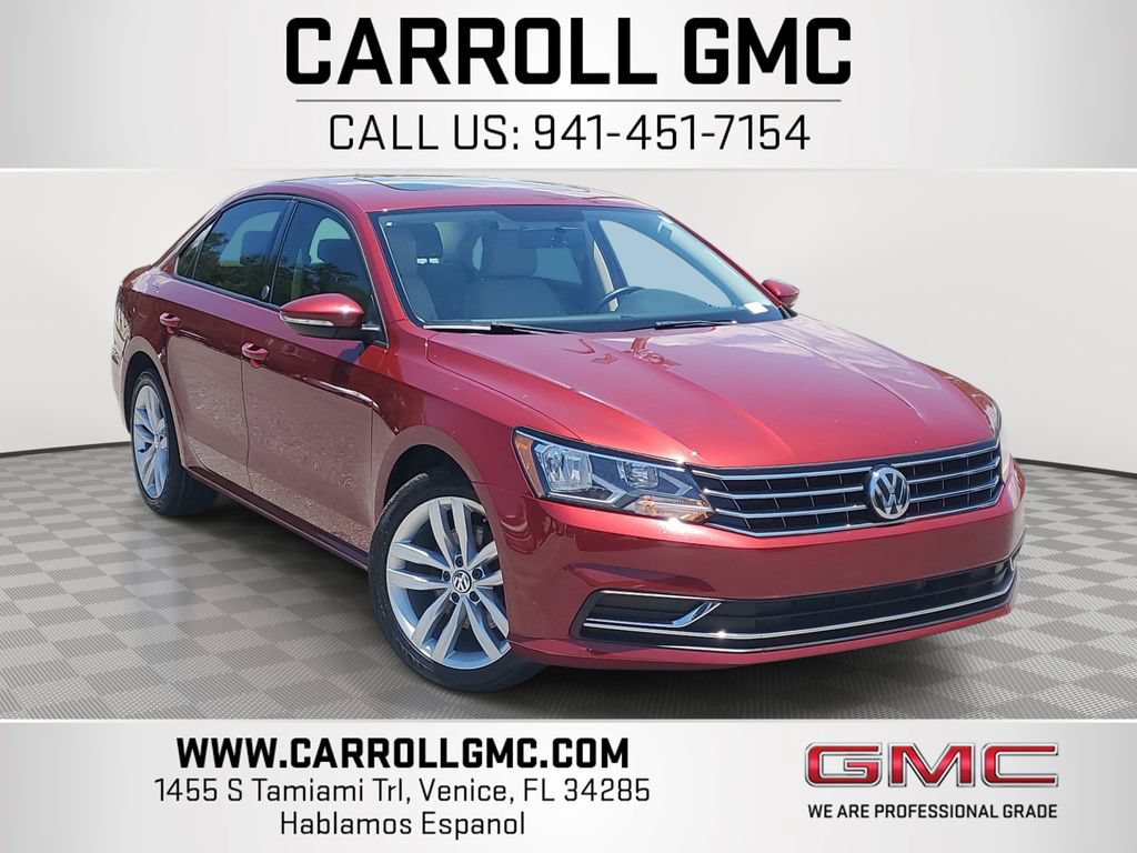 Used 2019 Volkswagen Passat 2.0T Wolfsburg w/ Wheels & Sunroof Package FWD image 1