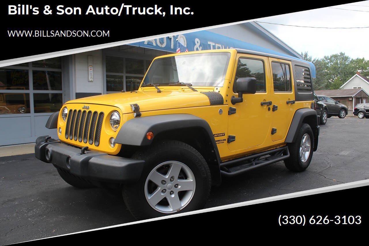 Used 2015 Jeep Wrangler Unlimited Sport w/ Quick Order Package 24S AWD/4WD image 1