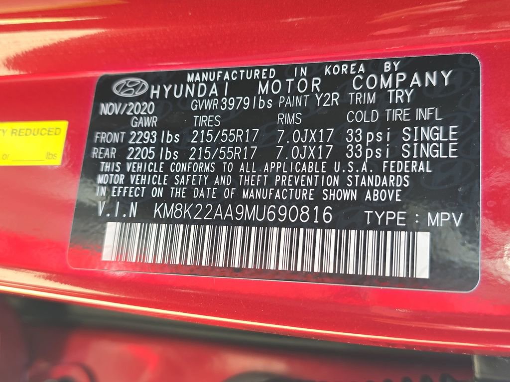 Used 2021 Hyundai Kona SEL image 33