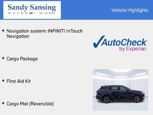 Used 2023 INFINITI QX60 Luxe w/ Cargo Package AWD/4WD image 7
