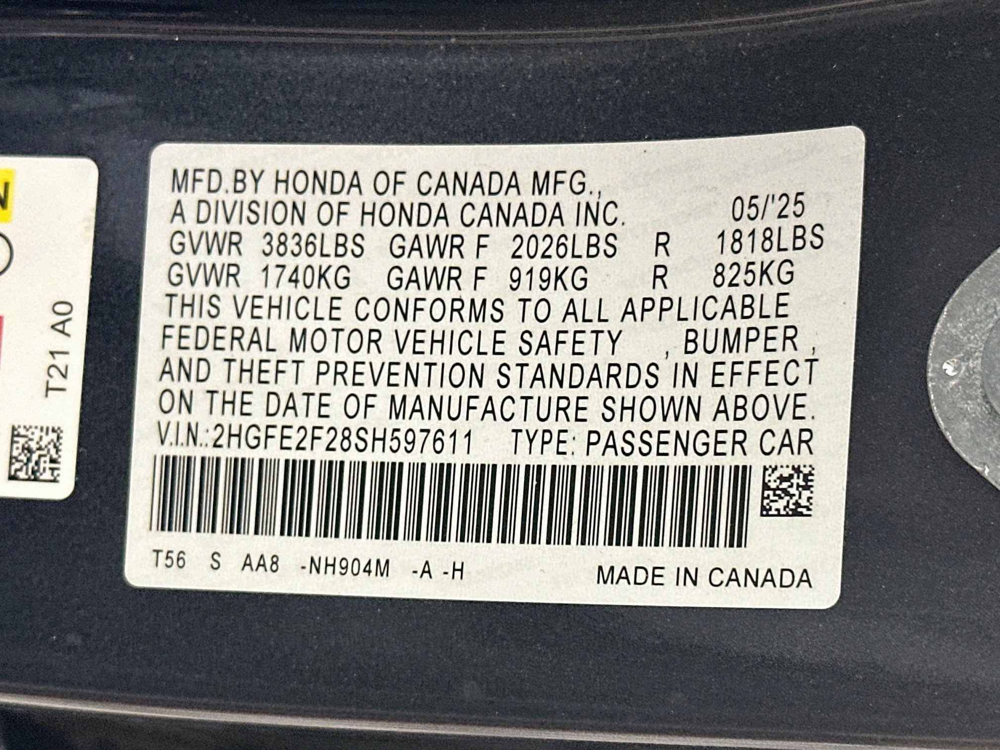 Used 2025 Honda Civic LX image 12