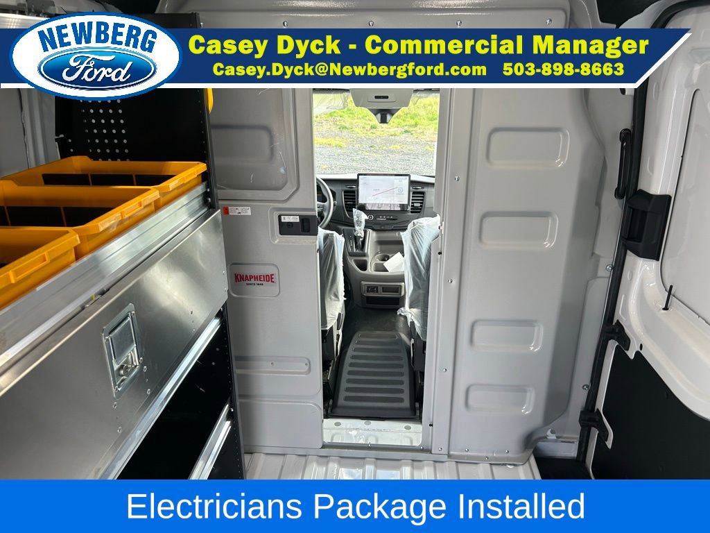 New 2026 Ford Transit 250 148 Medium Roof w/ Electrician Trade Package RWD image 12