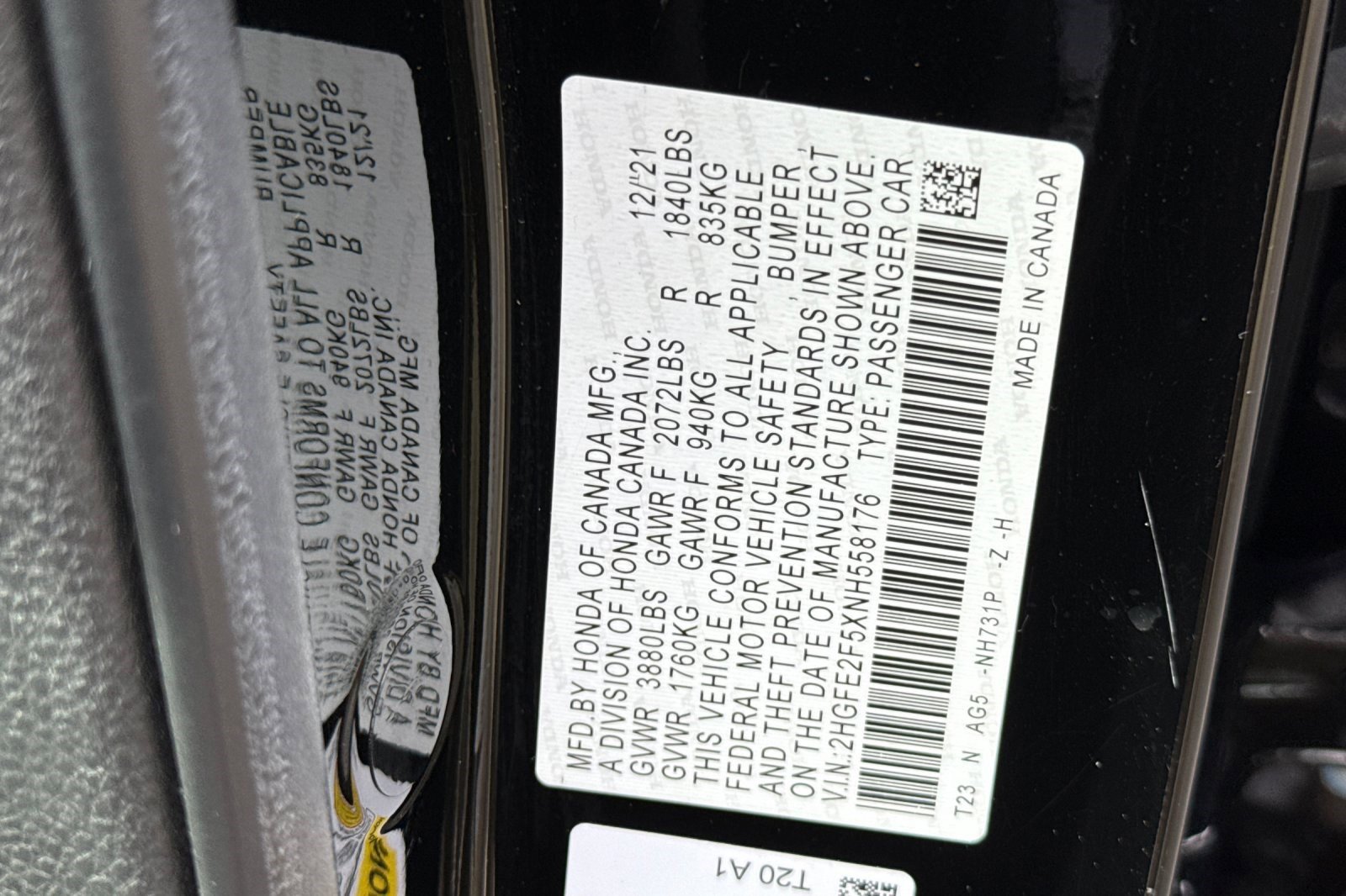 Used 2022 Honda Civic Sport image 38