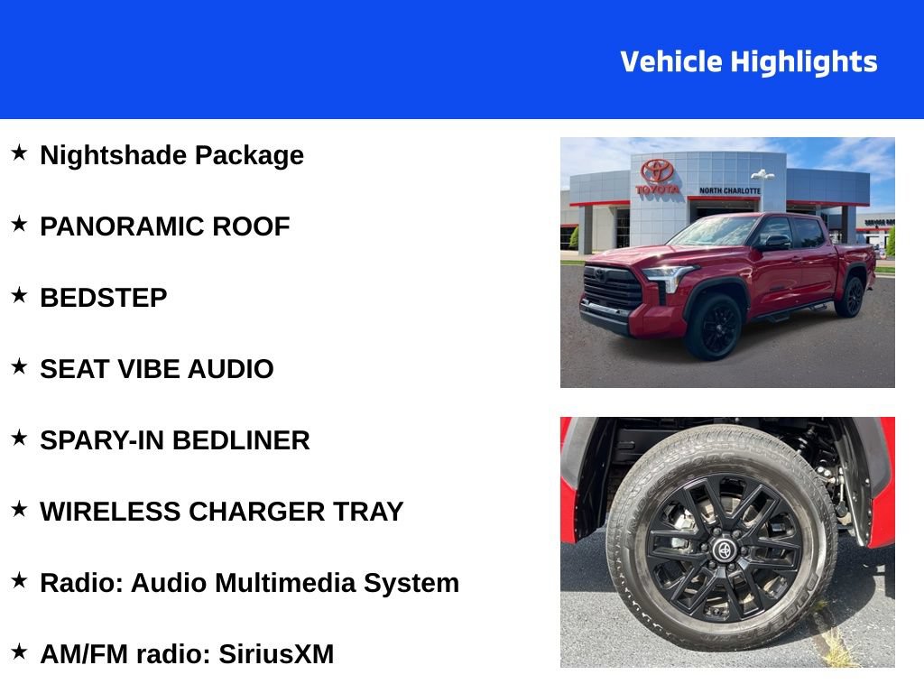 Used 2025 Toyota Tundra Limited w/ Nightshade Package AWD/4WD image 4