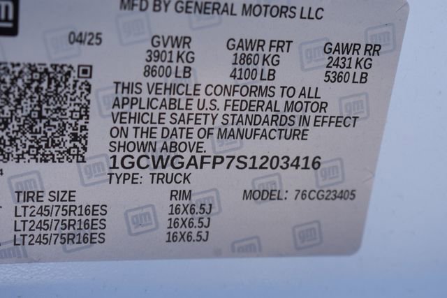 New 2025 Chevrolet Express 2500 w/ Driver Convenience Package image 32