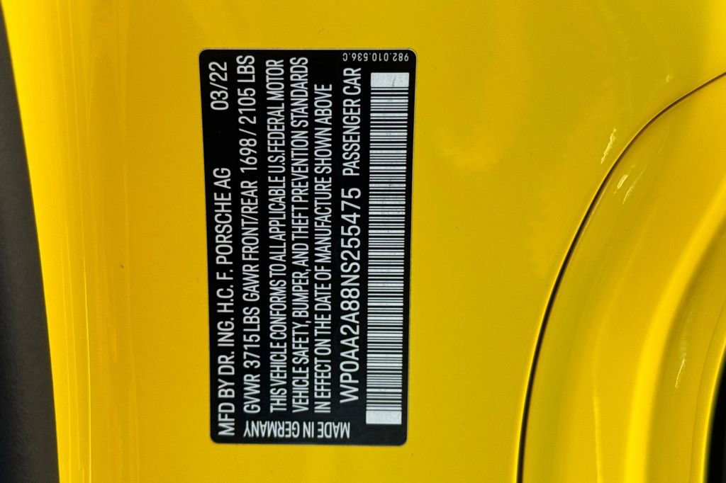 Used 2022 Porsche 718 Cayman RWD image 26