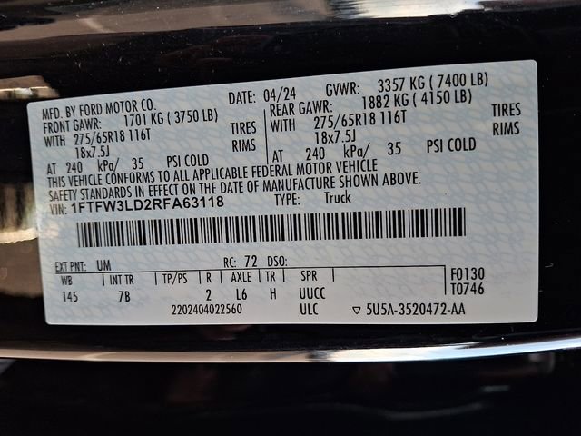 Used 2024 Ford F150 XLT w/ Mobile Office Package image 26