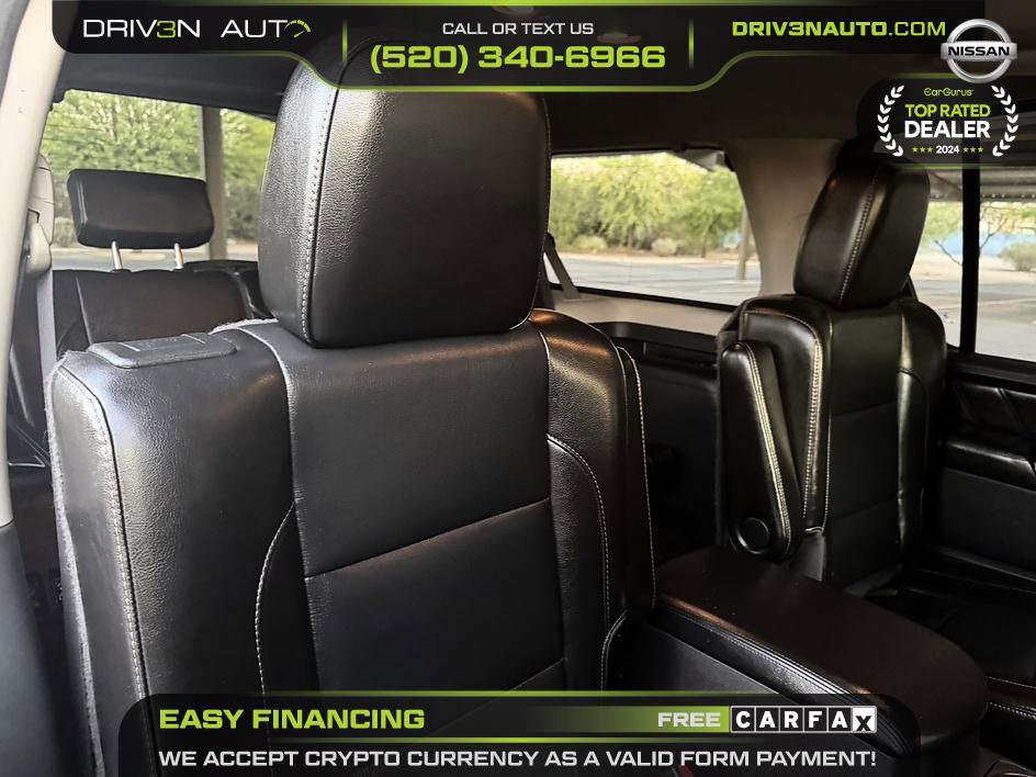 Used 2015 Nissan Armada Platinum w/ 2nd Row Captain Seat Package RWD image 14