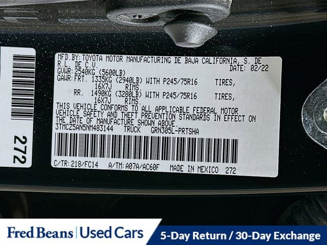 Used 2022 Toyota Tacoma SR5 image 31