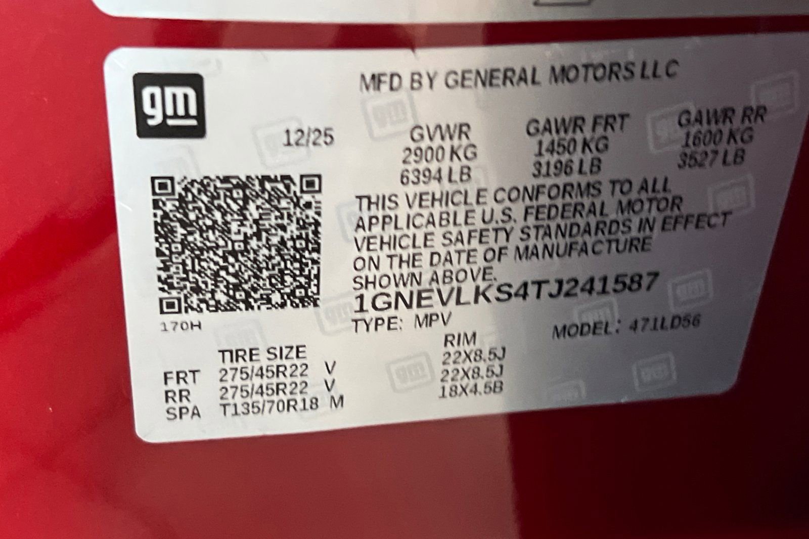 New 2026 Chevrolet Traverse RS image 26