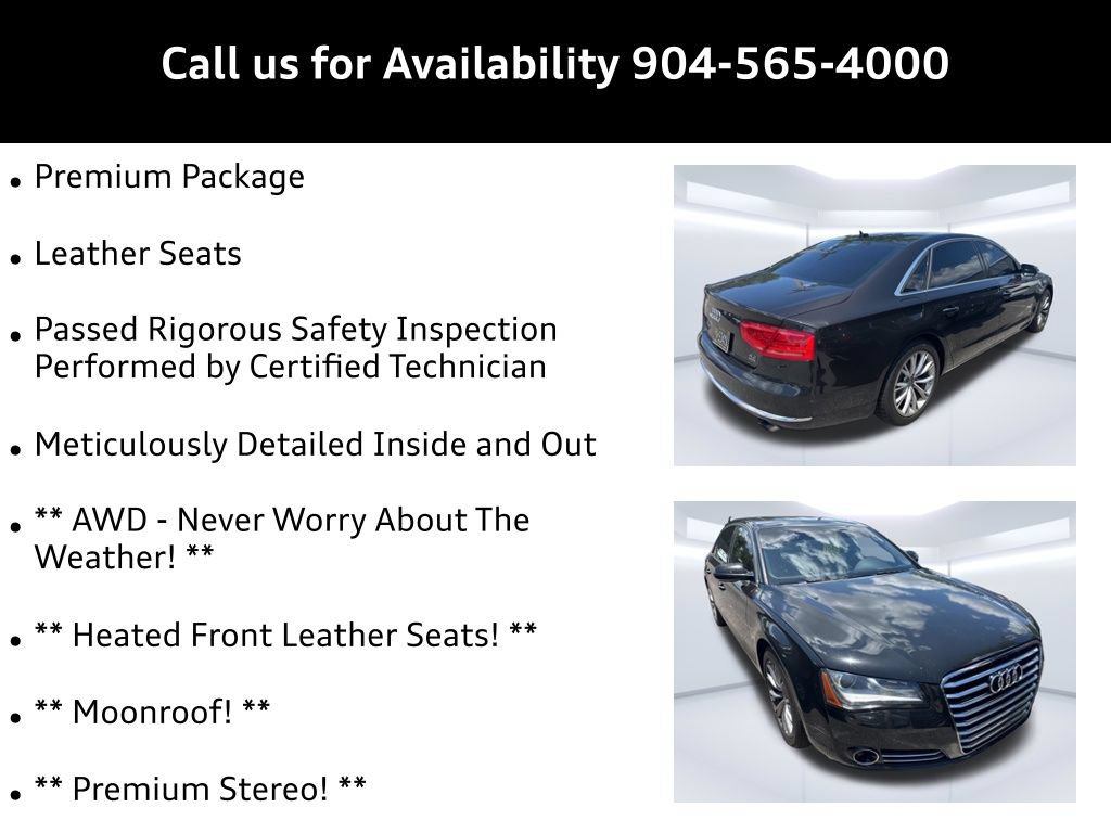 Used 2011 Audi A8 L 4.2 w/ Driver Assistance Pkg AWD/4WD image 6