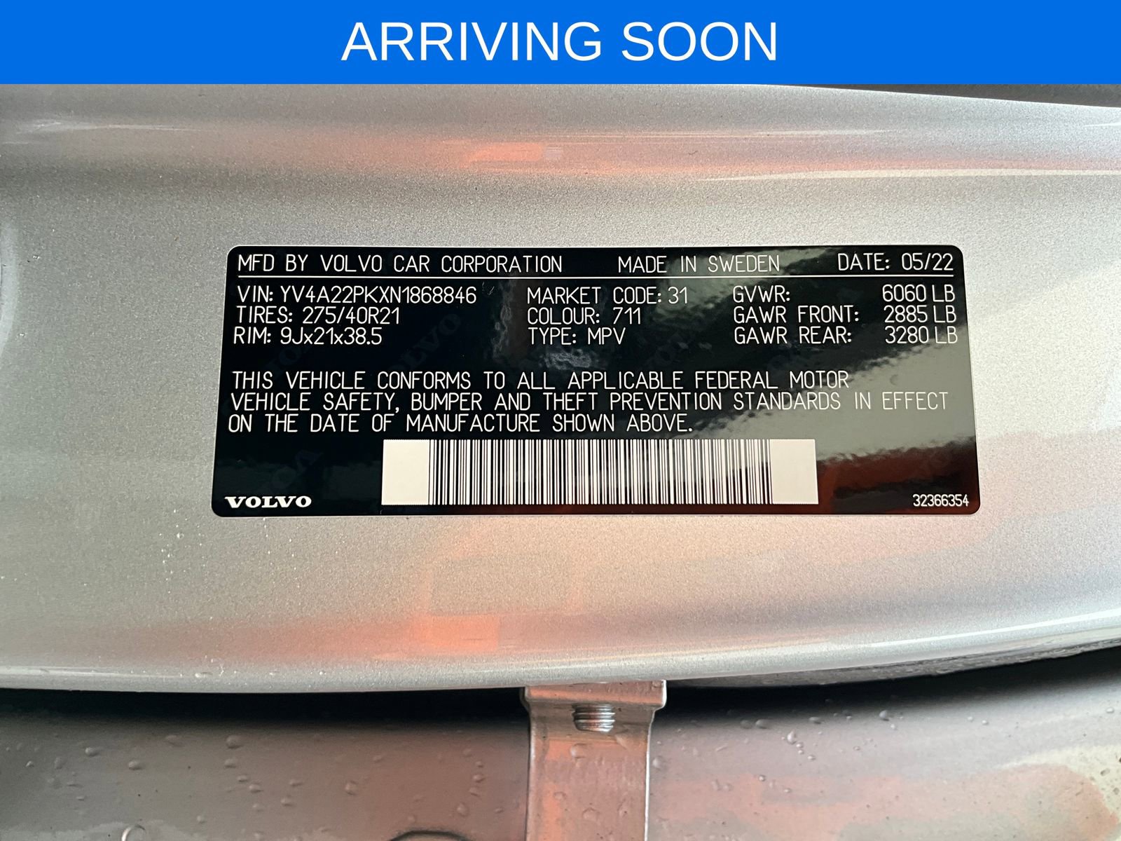 Certified 2022 Volvo XC90 T6 Momentum w/ Advanced Package image 35