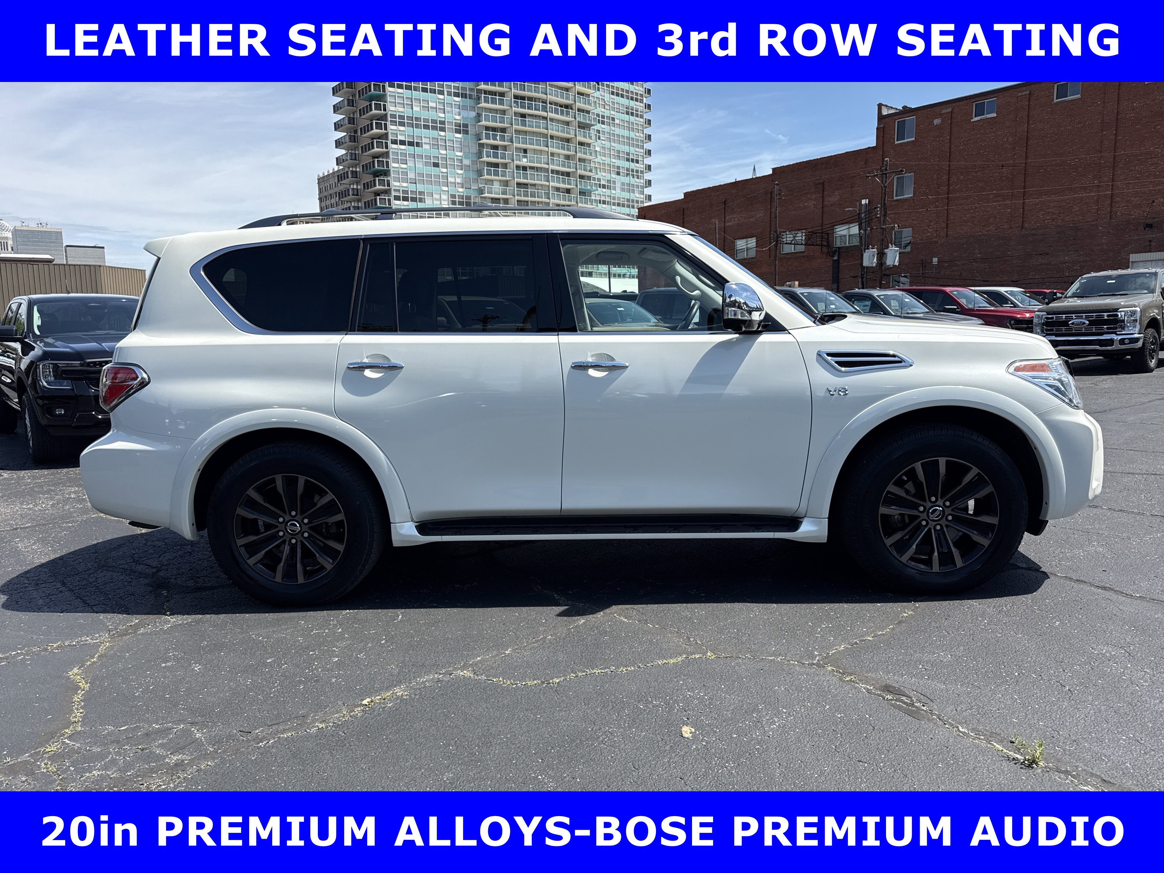 Used 2019 Nissan Armada Platinum w/ Captain's Chairs Package AWD/4WD image 2