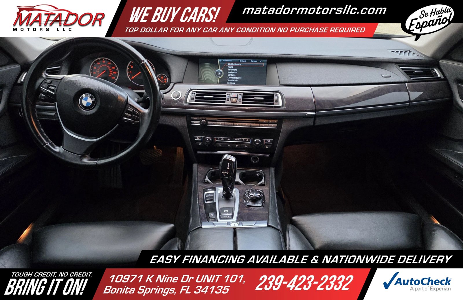 Used 2009 BMW 750i w/ Sport Pkg RWD image 18