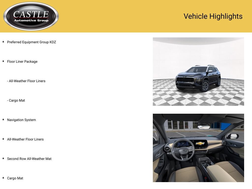 New 2026 Chevrolet Equinox ACTIV w/ LPO, Floor Liner Package AWD/4WD image 3
