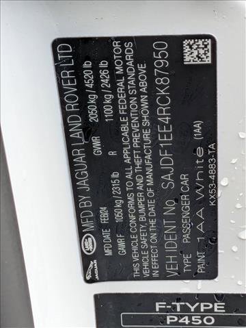 Certified 2024 Jaguar F-TYPE R-Dynamic image 23