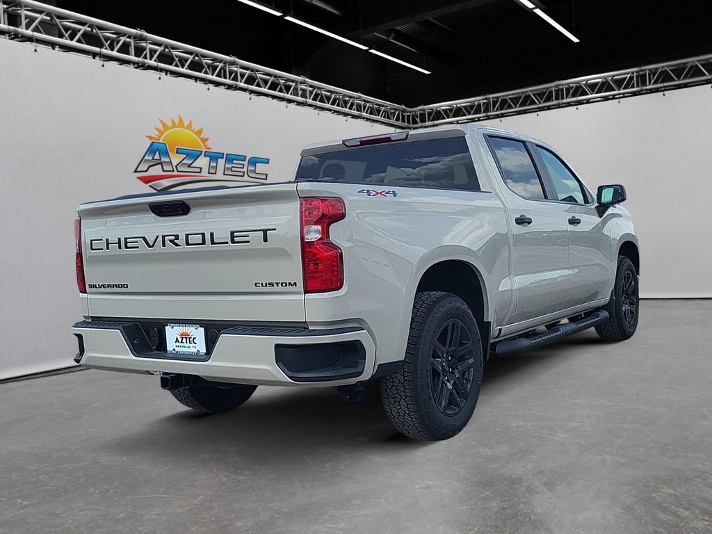 New 2026 Chevrolet Silverado 1500 Custom w/ Turbomax Blackout Package AWD/4WD image 5