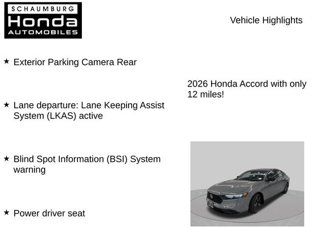 New 2026 Honda Accord SE image 7
