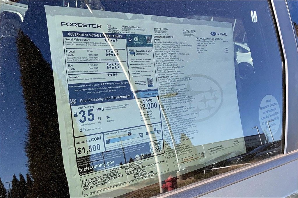 New 2025 Subaru Forester Limited image 14