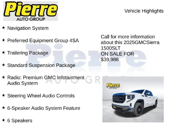 Used 2025 GMC Sierra 1500 SLT AWD/4WD image 7