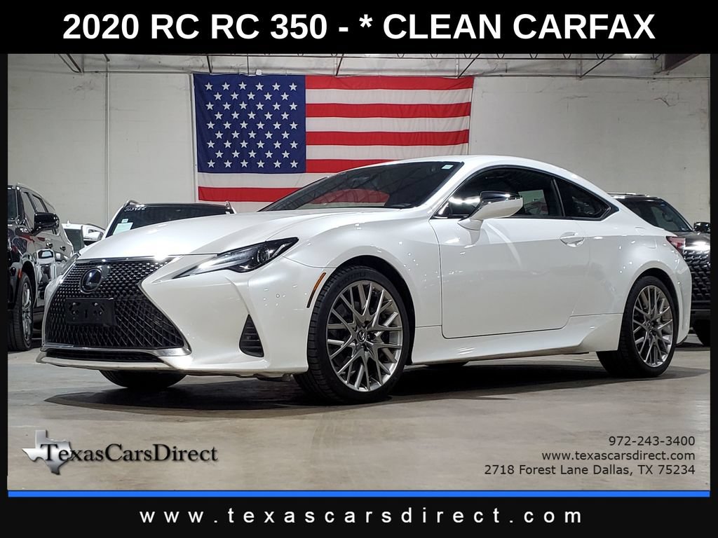 Used 2020 Lexus RC 350 w/ Premium Package