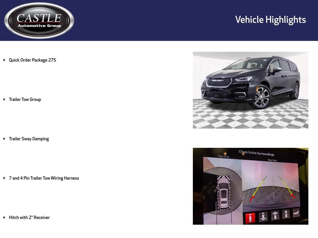 New 2026 Chrysler Pacifica Pinnacle w/ Trailer Tow Group AWD/4WD image 3