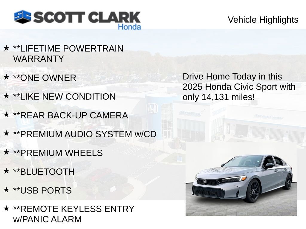 Used 2025 Honda Civic Sport image 11