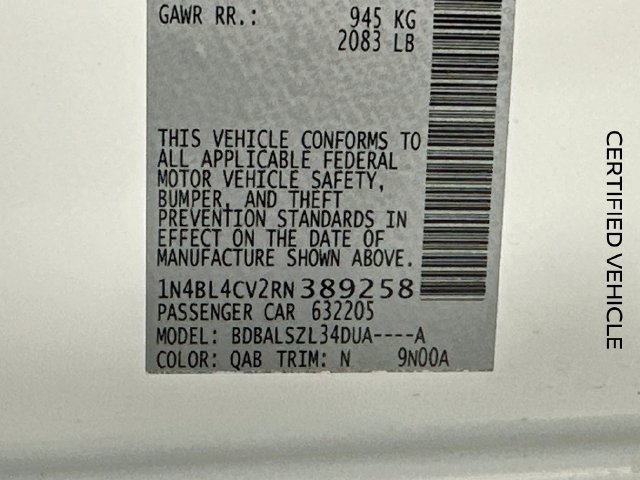 Certified 2024 Nissan Altima 2.5 SR FWD image 31