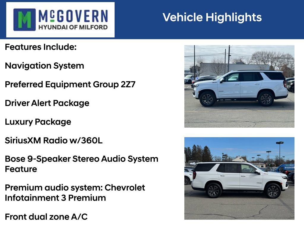 Used 2023 Chevrolet Tahoe Z71 w/ Luxury Package AWD/4WD image 4