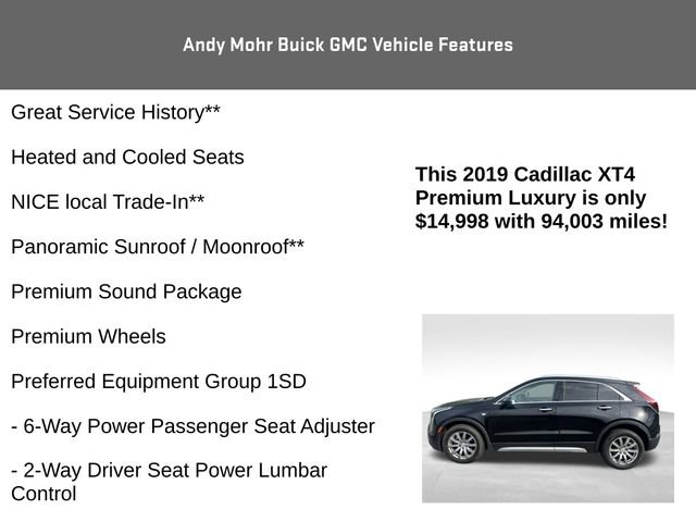 Used 2019 Cadillac XT4 Premium Luxury w/ Cold Weather Package image 8