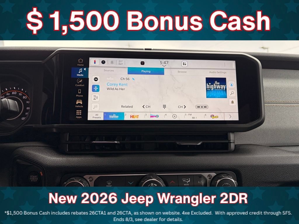 New 2026 Jeep Wrangler Sport AWD/4WD image 16
