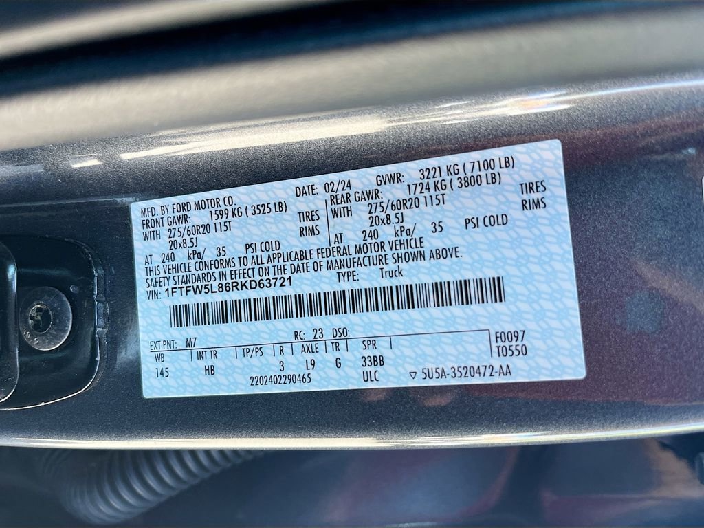 Used 2024 Ford F150 Lariat w/ FX4 Off-Road Package image 32