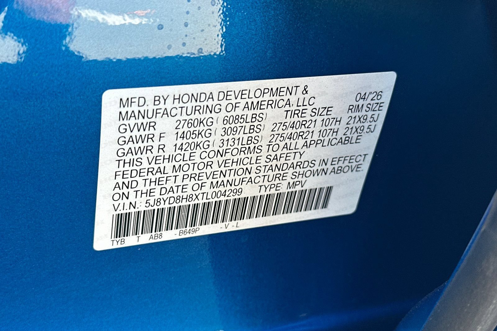 New 2026 Acura MDX Type S w/ Advance Package AWD/4WD image 32