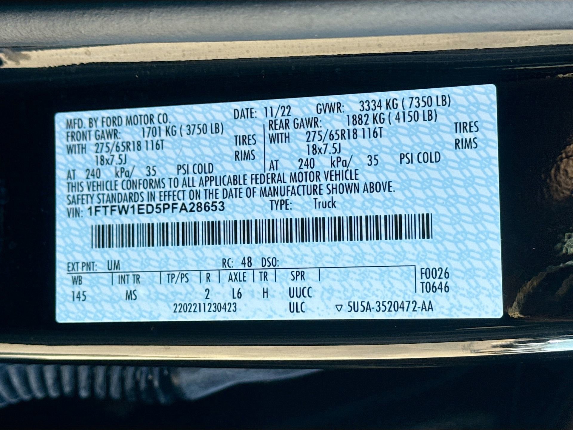 Used 2023 Ford F150 XLT w/ Equipment Group 302A High image 36