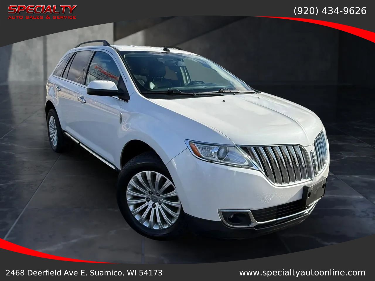 Used 2014 Lincoln MKX FWD w/ Walnut Swirl Wood Package image 2