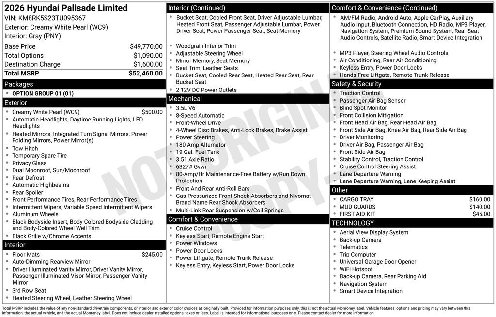 New 2026 Hyundai Palisade Limited image 4