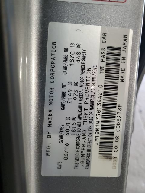 Used 2016 MAZDA MAZDA3 i Touring w/ Popular Equipment Package FWD image 31