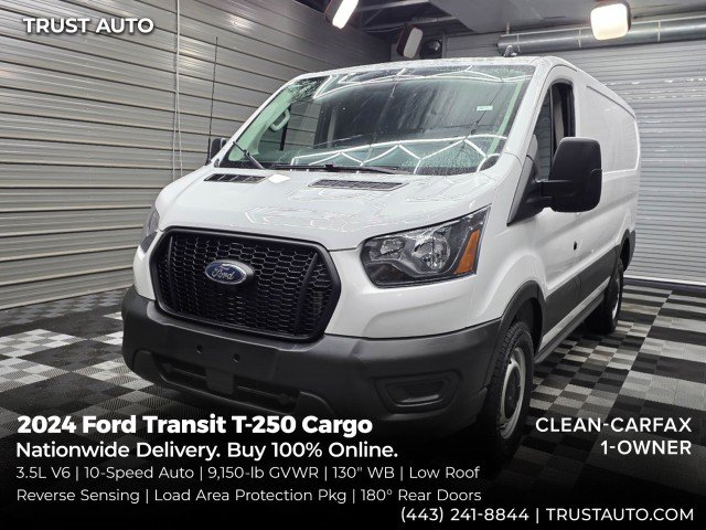 Used 2024 Ford Transit 250 Low Roof w/ Load Area Protection Package RWD image 1