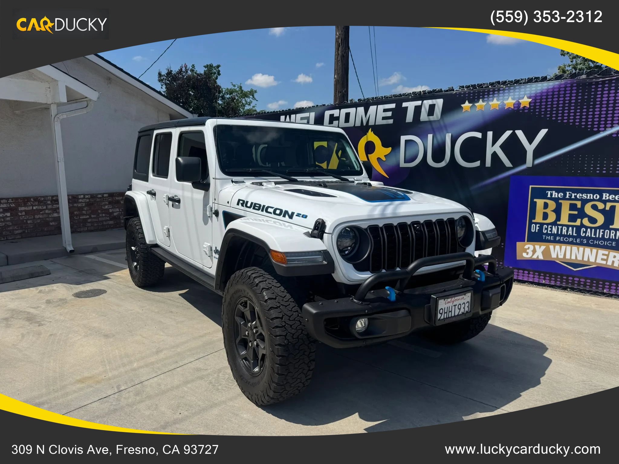 Used 2023 Jeep Wrangler Unlimited Rubicon 4xe AWD/4WD image 1