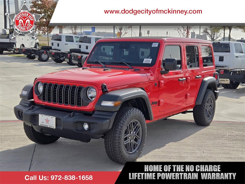 New 2025 Jeep Wrangler Sport S