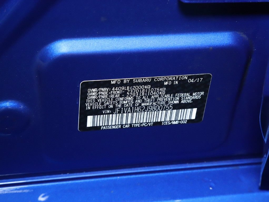 Used 2018 Subaru WRX Limited w/ Popular Package #1 AWD/4WD image 20