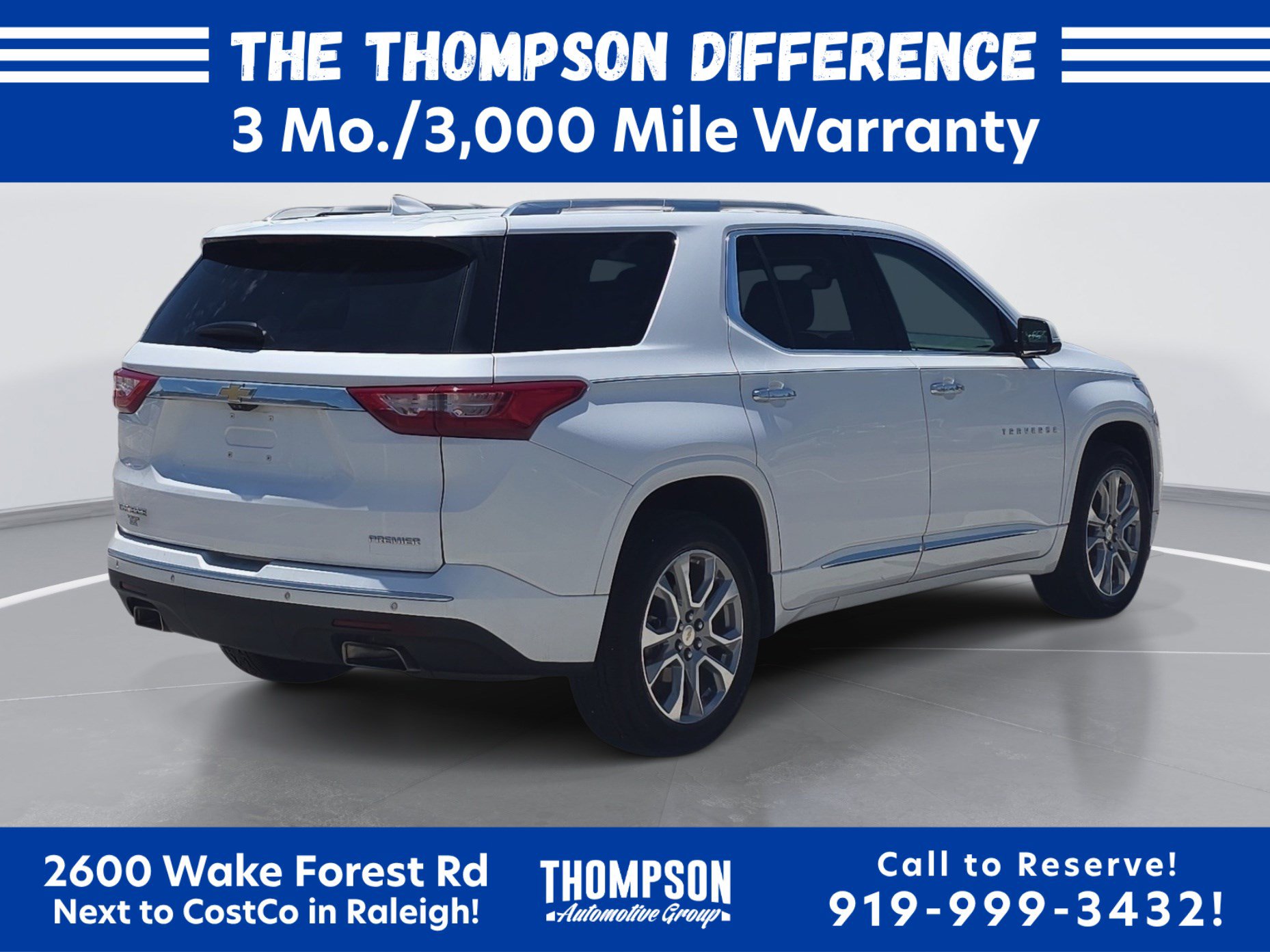 Used 2019 Chevrolet Traverse Premier w/ Driver Confidence II Package FWD image 3