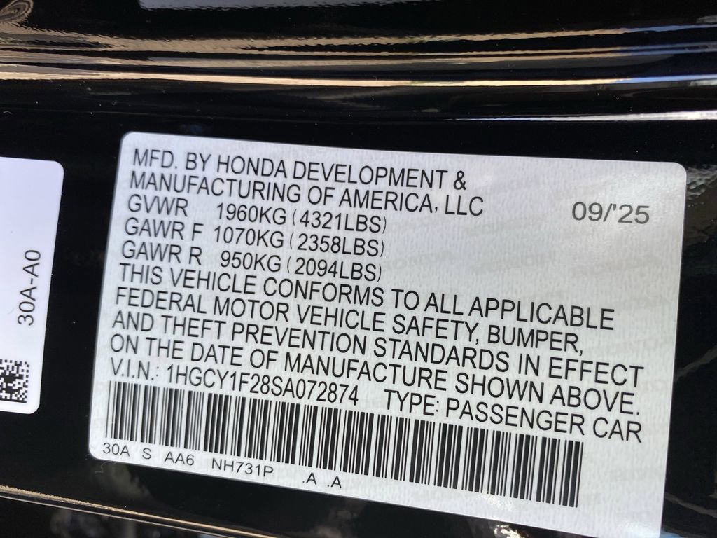 New 2025 Honda Accord LX image 33