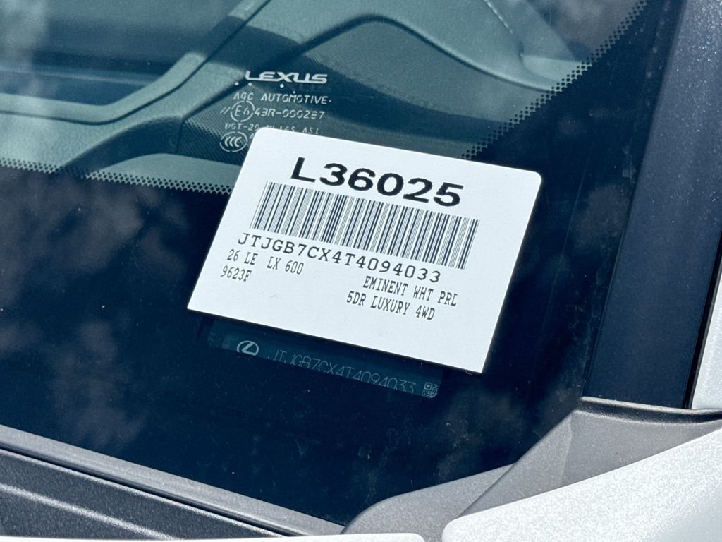 New 2026 Lexus LX 600 4WD w/ Luxury Package image 16
