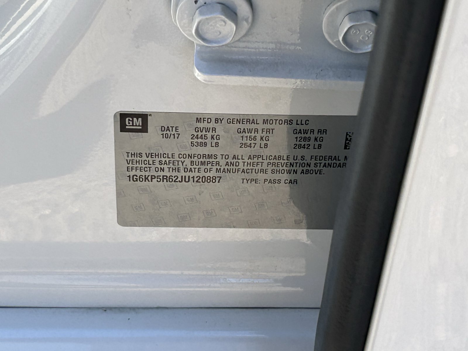 Certified 2018 Cadillac CT6 Platinum AWD/4WD image 33