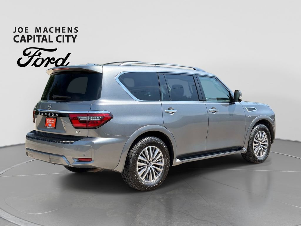 Used 2021 Nissan Armada SL w/ Captain's Chairs Package AWD/4WD image 5