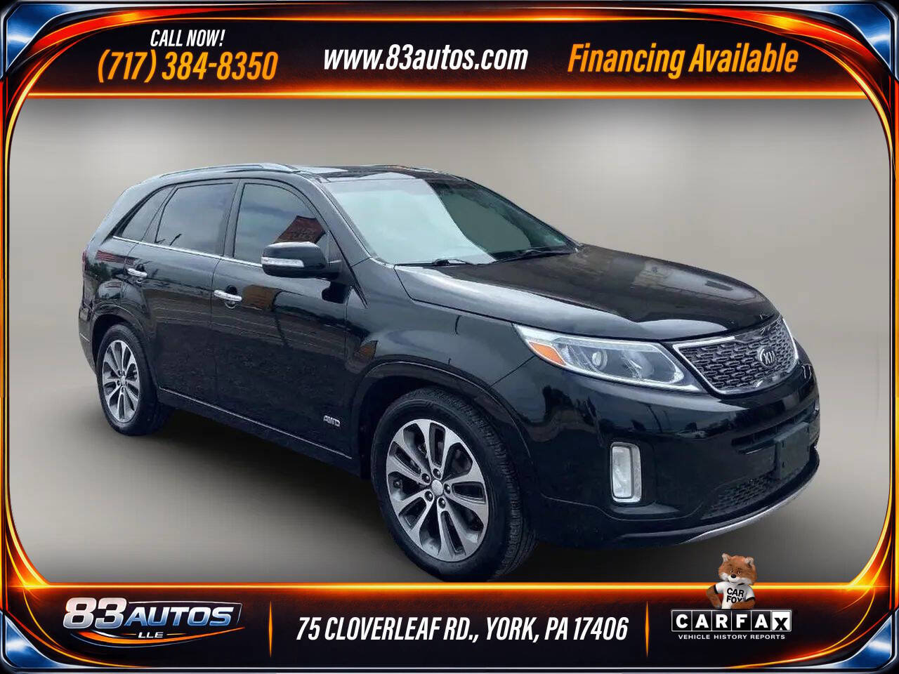 Used 2014 Kia Sorento SX w/ 3rd Row Package image 1