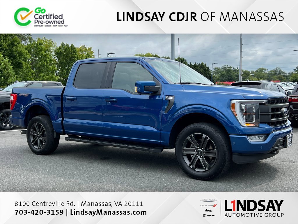 Used 2022 Ford F150 Lariat w/ Equipment Group 502A High image 1